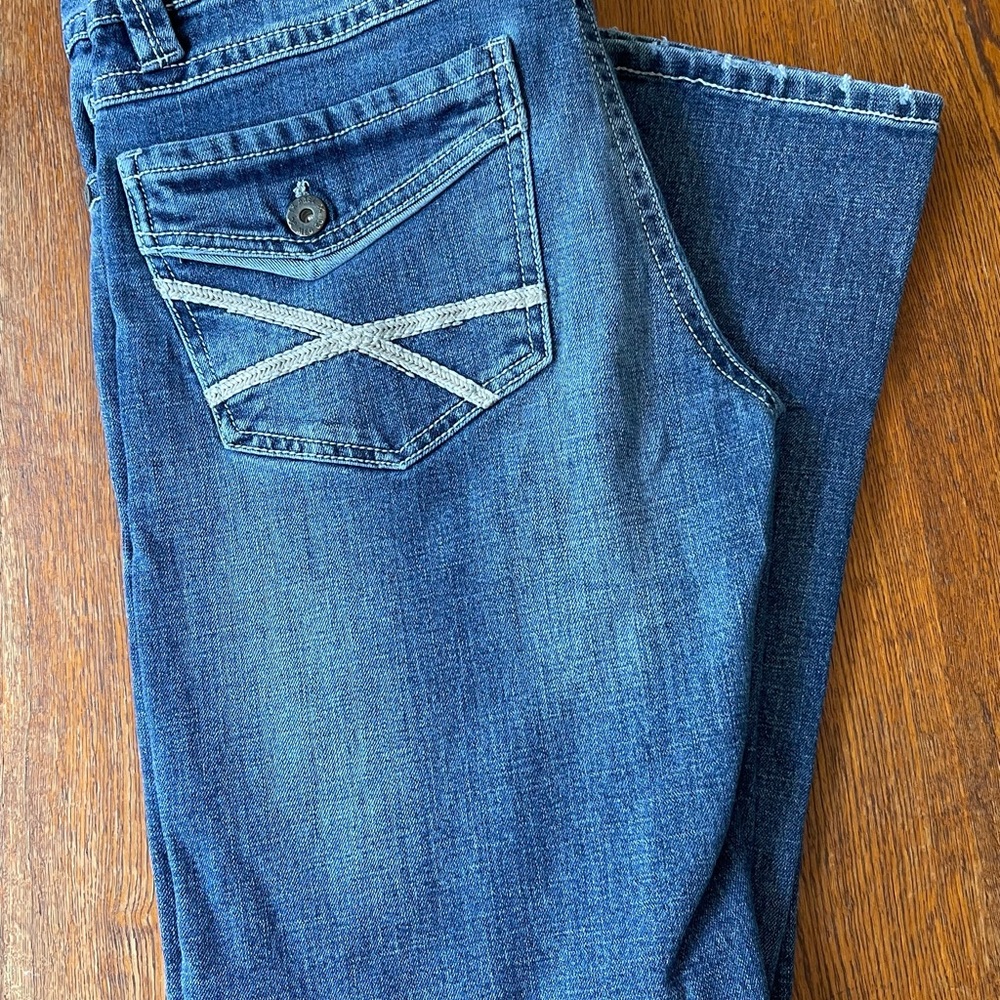 Men's Blue Bootcut Jeans